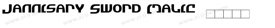Jannisary Sword Italic字体转换